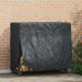 Husă pentru suport de lemne Negru 61 x 122 x 106 cm țesătură - WALTI WALTI