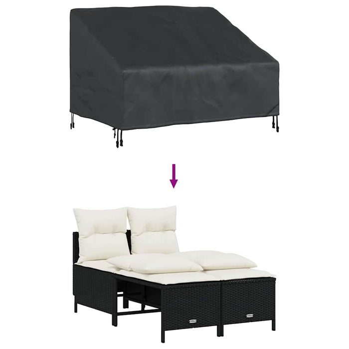 Huskă pentru bancă de grădină 130 x 95 x 40 / 80 cm material 420D - WALTI WALTI