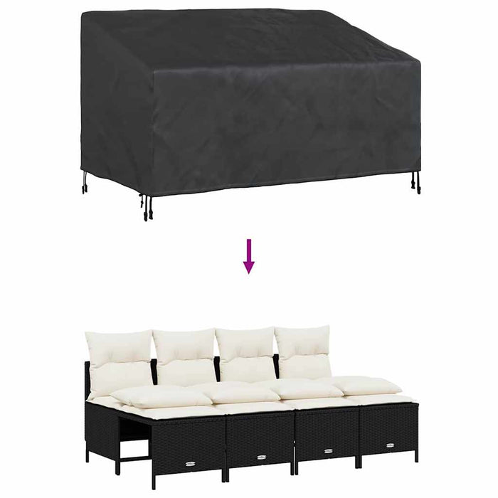 Huskă pentru bancă de grădină 160 x 100 x 61 / 89 cm - WALTI WALTI