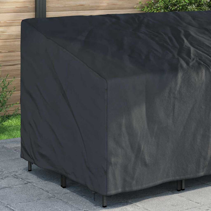 Huskă pentru bancă de grădină Negru 200 x 100 x 89 cm WALTI