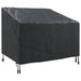 Husă pentru Scaun de Grădină Negru 96 x 79 x 74 cm - WALTI WALTI