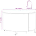Husă pentru mobilier de exterior 102 x 102 x 71 cm - WALTI WALTI
