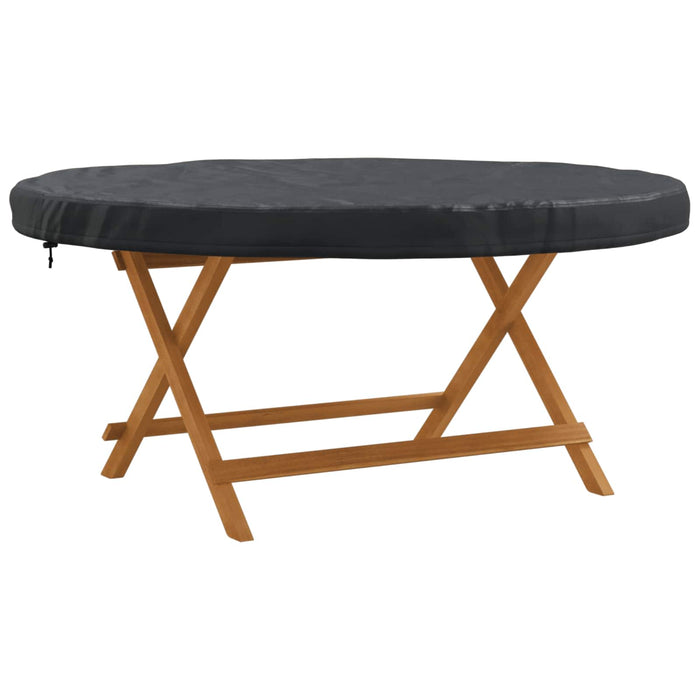 Husă pentru masă exterioară Negru 142 x 142 x 10 cm WALTI