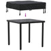 Copertă pentru masă Simplu Negru 62 x 62 x 15 cm țesătură - WALTI WALTI