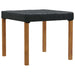 Copertă pentru masă Simplu Negru 112 x 112 x 15 cm țesătură - WALTI WALTI