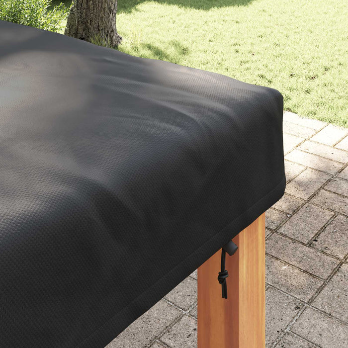 Copertă pentru masă Simplu Negru 122 x 122 x 15 cm țesătură - WALTI WALTI
