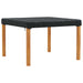 Copertă pentru masă Simplu Negru 142 x 142 x 15 cm țesătură - WALTI WALTI