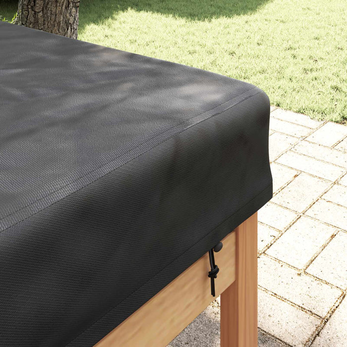 Copertă pentru masă Simplu Negru 242 x 102 x 15 cm țesătură - WALTI WALTI