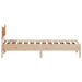 Cadru de pat fără saltea, 75x190 cm, lemn masiv de pin - WALTI WALTI