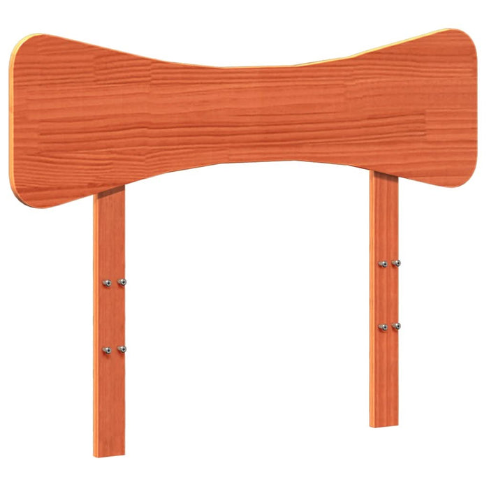 Cadru pat fără saltea, maro ceruit, 75x190 cm, lemn masiv pin - WALTI WALTI