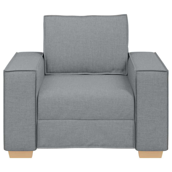 Canapea fotoliu gri deschis, 100x78x84 cm, material textil - WALTI WALTI