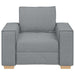 Canapea fotoliu gri deschis, 100x78x84 cm, material textil - WALTI WALTI