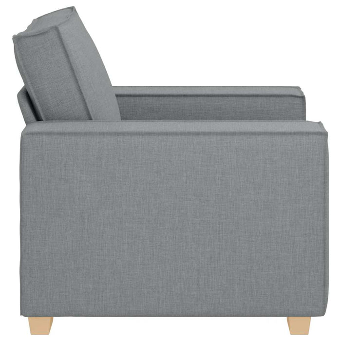 Canapea fotoliu gri deschis, 100x78x84 cm, material textil - WALTI WALTI