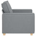 Canapea fotoliu gri deschis, 100x78x84 cm, material textil - WALTI WALTI