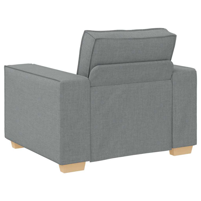 Canapea fotoliu gri deschis, 100x78x84 cm, material textil - WALTI WALTI