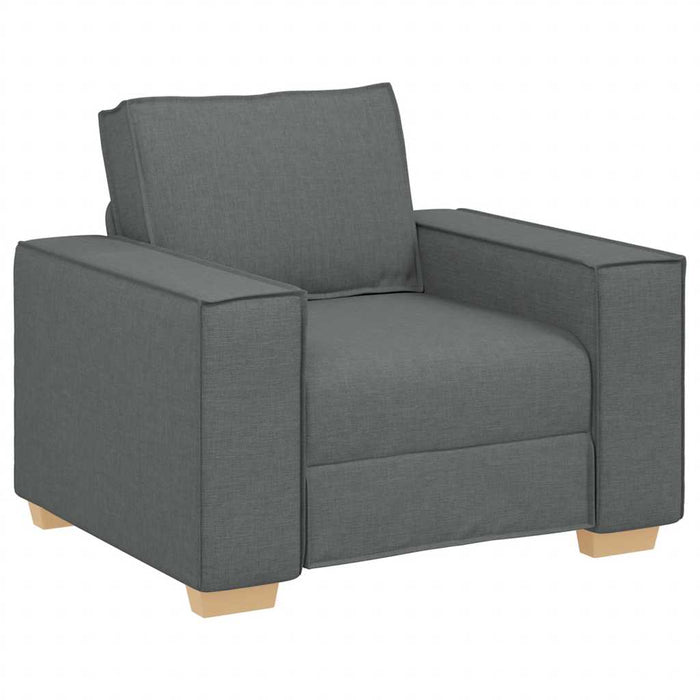 Canapea fotoliu gri închis, 100x78x84 cm, material textil - WALTI WALTI