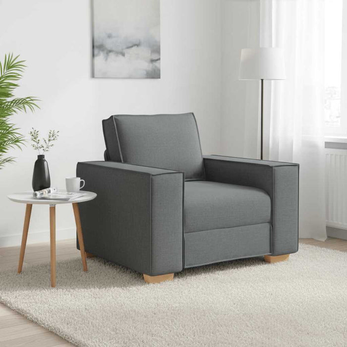 Canapea fotoliu gri închis, 100x78x84 cm, material textil - WALTI WALTI