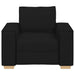 Canapea fotoliu negru 100x78x84 cm material textil - WALTI WALTI