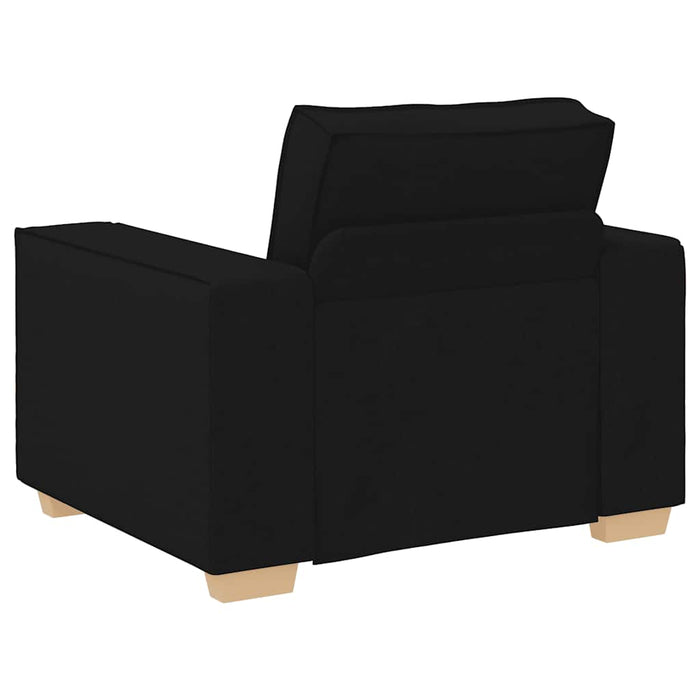 Canapea fotoliu negru 100x78x84 cm material textil - WALTI WALTI