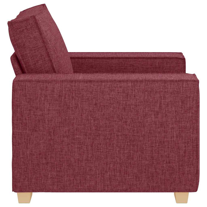 Fotoliu canapea roșu vin, 100x78x84 cm, material textil - WALTI WALTI