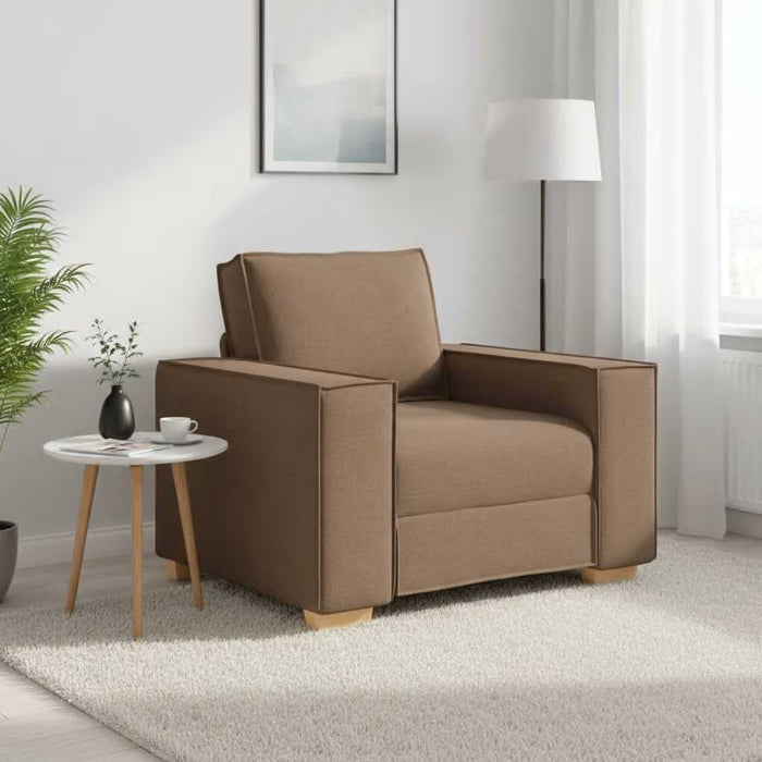 Canapea fotoliu maro 100x78x84 cm, material textil - WALTI WALTI