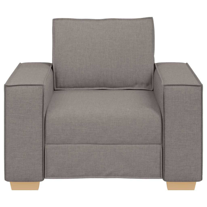 Canapea fotoliu gri taupe 100x78x84 cm, material textil WALTI