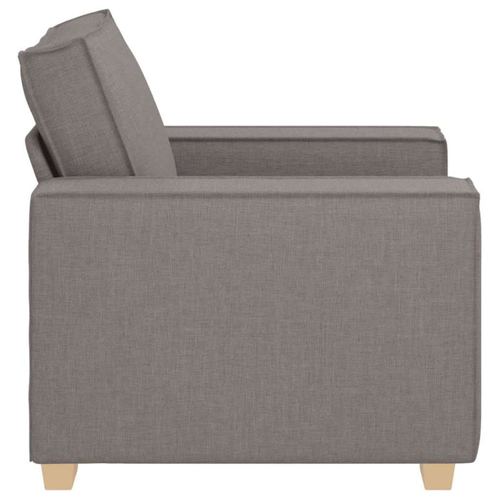 Canapea fotoliu gri taupe 100x78x84 cm, material textil WALTI