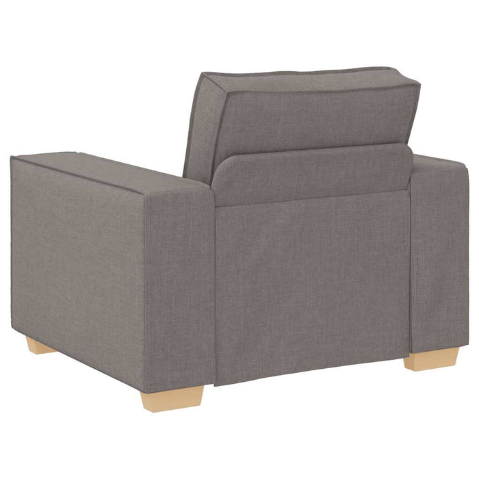 Canapea fotoliu gri taupe 100x78x84 cm, material textil WALTI