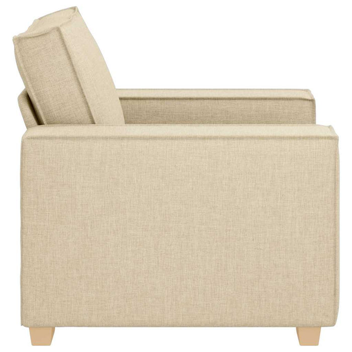 Canapea fotoliu crem 100x78x84 cm material textil - WALTI WALTI