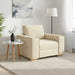 Canapea fotoliu crem 100x78x84 cm material textil - WALTI WALTI