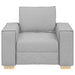 Canapea fotoliu gri nor, 100x78x84 cm, material textil - WALTI WALTI