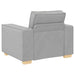 Canapea fotoliu gri nor, 100x78x84 cm, material textil - WALTI WALTI