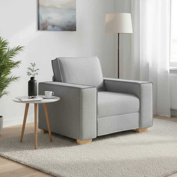 Canapea fotoliu gri nor, 100x78x84 cm, material textil - WALTI WALTI