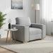 Canapea fotoliu gri nor, 100x78x84 cm, material textil - WALTI WALTI