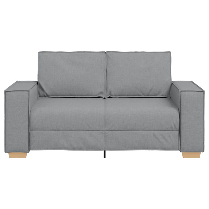 Canapea cu 2 locuri, gri deschis, 160x78x84 cm, material textil - WALTI WALTI