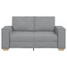 Canapea cu 2 locuri, gri deschis, 160x78x84 cm, material textil - WALTI WALTI
