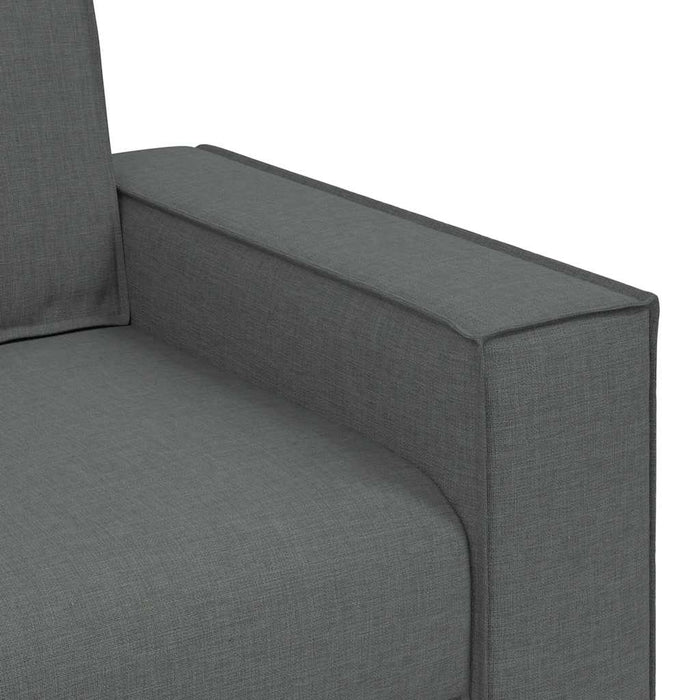 Canapea cu 2 locuri, gri închis, 160x78x84 cm, material textil - WALTI WALTI