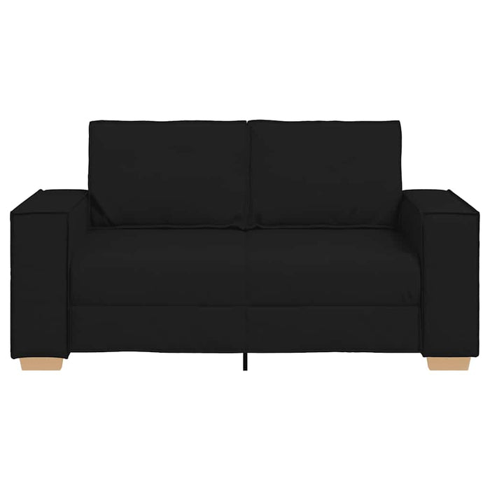 Canapea cu 2 locuri, neagră, 160x78x84 cm, material textil - WALTI WALTI