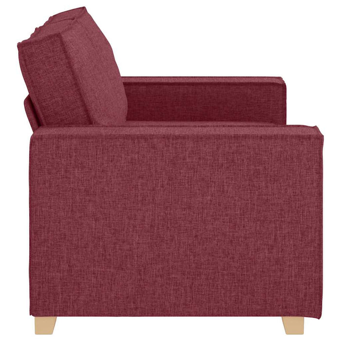 Canapea cu 2 locuri, roșu vin, 160x78x84 cm, material textil - WALTI WALTI