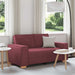 Canapea cu 2 locuri, roșu vin, 160x78x84 cm, material textil - WALTI WALTI