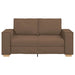 Canapea cu 2 locuri, maro, 160x78x84 cm, material textil - WALTI WALTI
