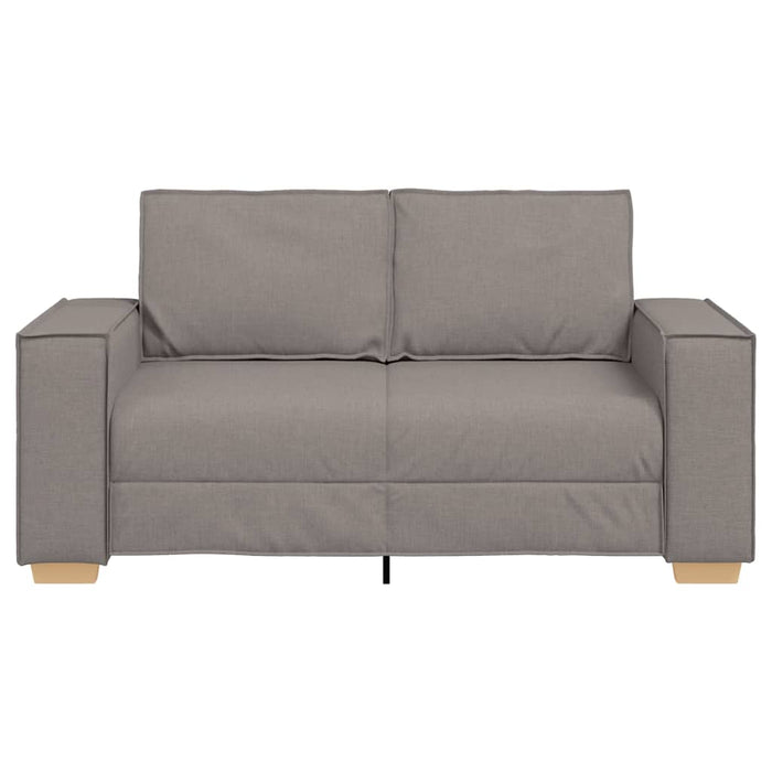 Canapea cu 2 locuri, gri taupe, 160x78x84 cm, material textil WALTI