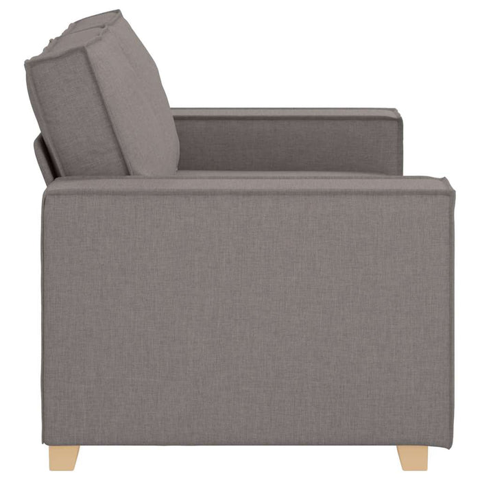 Canapea cu 2 locuri, gri taupe, 160x78x84 cm, material textil WALTI