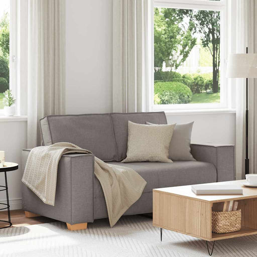 Canapea cu 2 locuri, gri taupe, 160x78x84 cm, material textil - WALTI WALTI