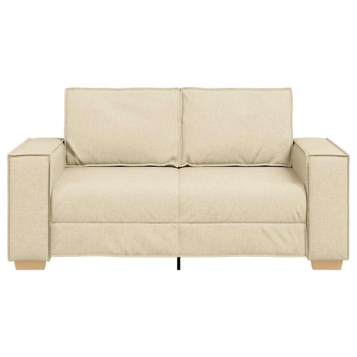 Canapea cu 2 locuri, crem, 160x78x84 cm, material textil - WALTI WALTI