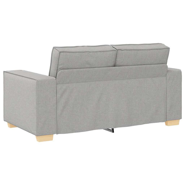 Canapea cu 2 locuri, gri nor, 160x78x84 cm, material textil WALTI