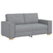 Canapea cu 2 locuri, gri deschis, 180x78x84 cm, material textil - WALTI WALTI