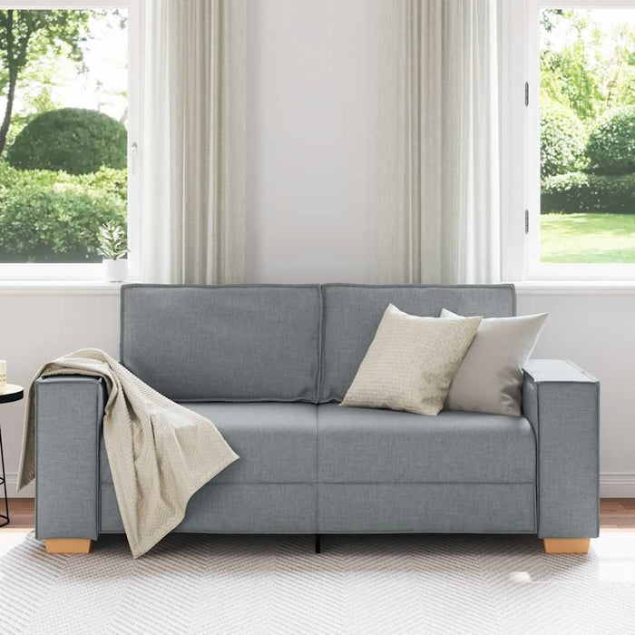 Canapea cu 2 locuri, gri deschis, 180x78x84 cm, material textil - WALTI WALTI