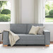 Canapea cu 2 locuri, gri deschis, 180x78x84 cm, material textil - WALTI WALTI