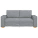 Canapea cu 2 locuri, gri deschis, 180x78x84 cm, material textil - WALTI WALTI